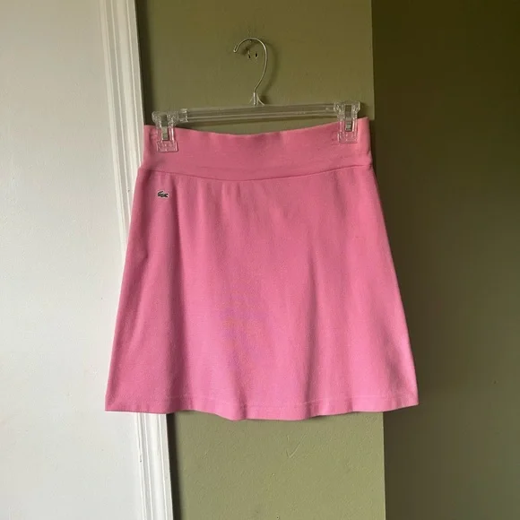 Lacoste Pink Polo Top/Skirt Outfit Tennis Golf Athletic - Picture 7 of 11